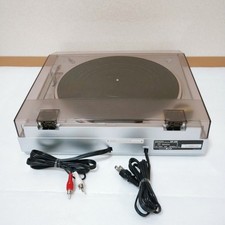 Denon DP-29F Fully Automatic Turntable Silver Record Player Working from JAPAN