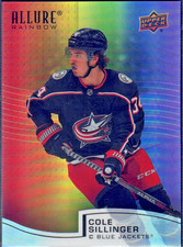 2021 Upper Deck Allure #R-48 Cole Sillinger Rookie Full Rainbow Achievement SP