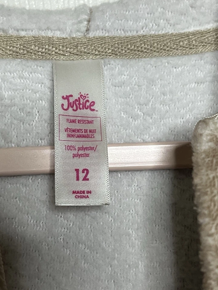 Justice Girls NAVIDAD Reno Body Pijama Traje Brillante Talla 12 Niña Foto 3 de 4