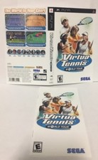 Virtua Tennis World Tour PSP Original Replacement Artwork  Manual