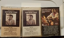 The Legendary Nat "King" Cole 3 LOT Cassette Set