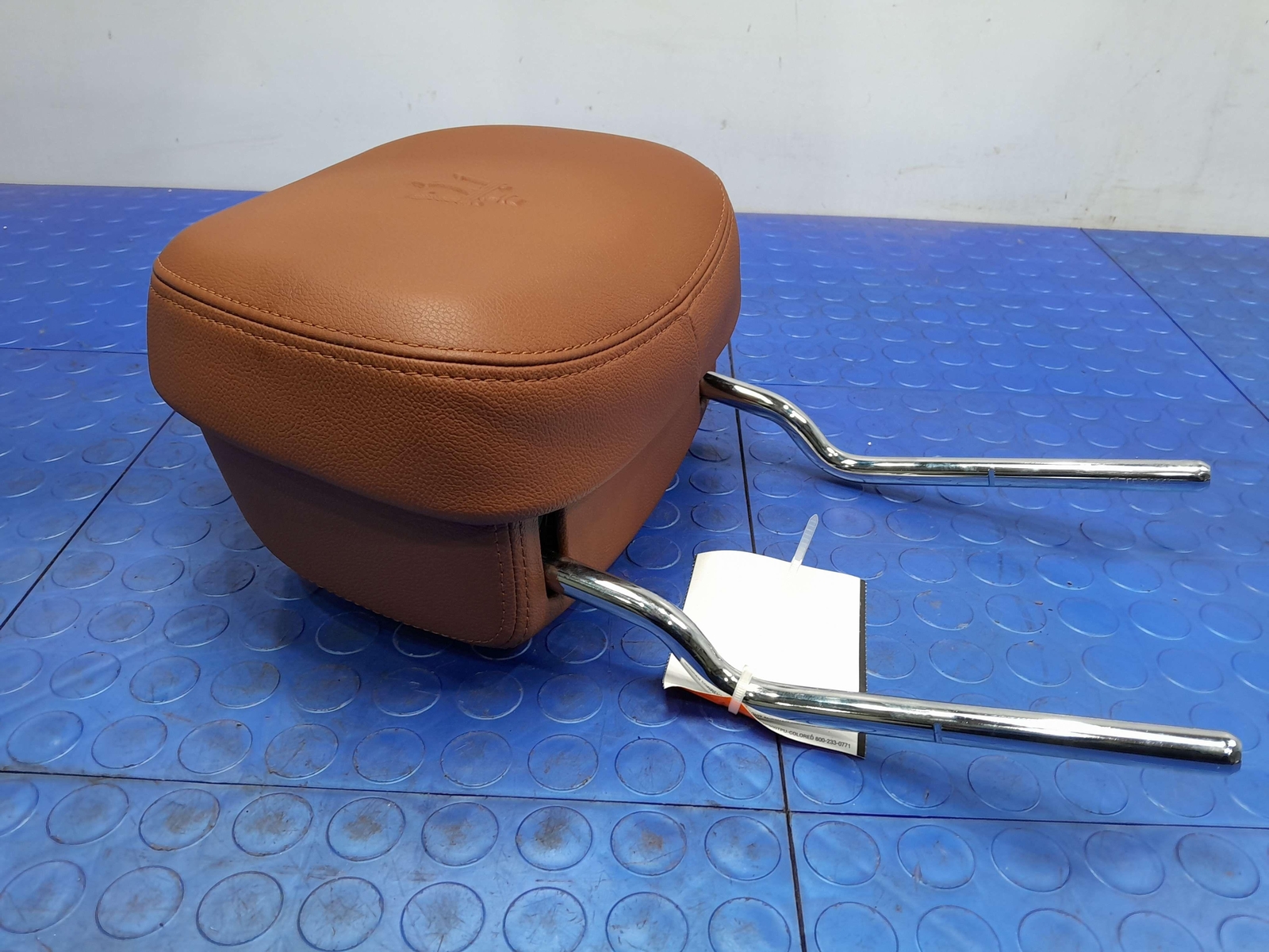 14-24 Maserati Ghibli Front Seat Headrest Brown Leather Left or Right Side OEM