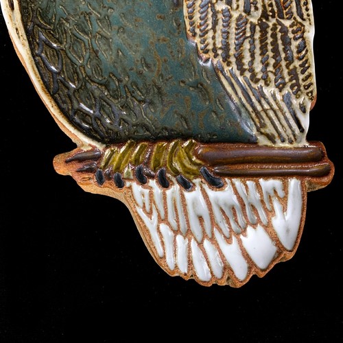 Pottery Bald Eagle Plaque America USA Gallery Wall Raptor Bird Auburn Gift - Picture 10 of 14