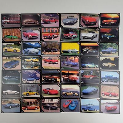 1991 Collect-A-Card Vette Corvette Cards Plus 6 Mario Andretti