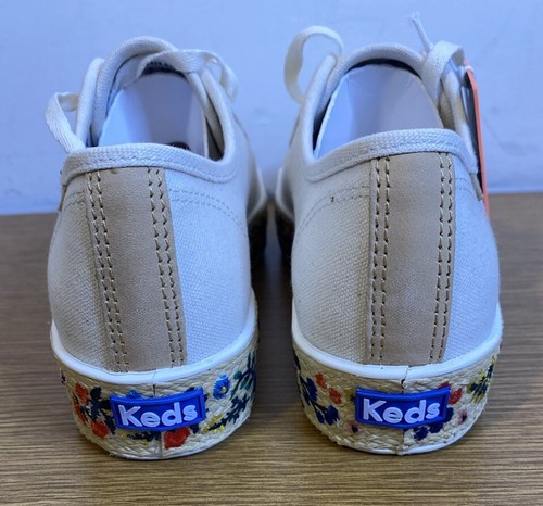 Keds Rifle Paper Triple Kick Platform Embroidered Espadrille Women’s Sz 6.5 - Picture 4 of 11