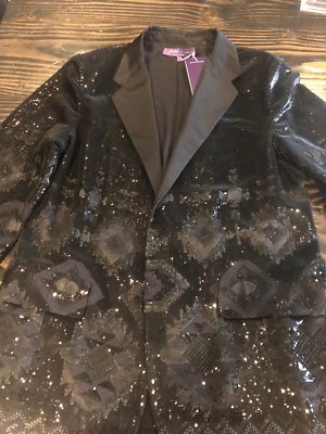 ralph lauren sequin blazer