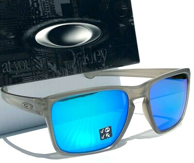 NEW* Oakley SLIVER XL Matte Grey Ink POLARIZED Sapphire Iridium