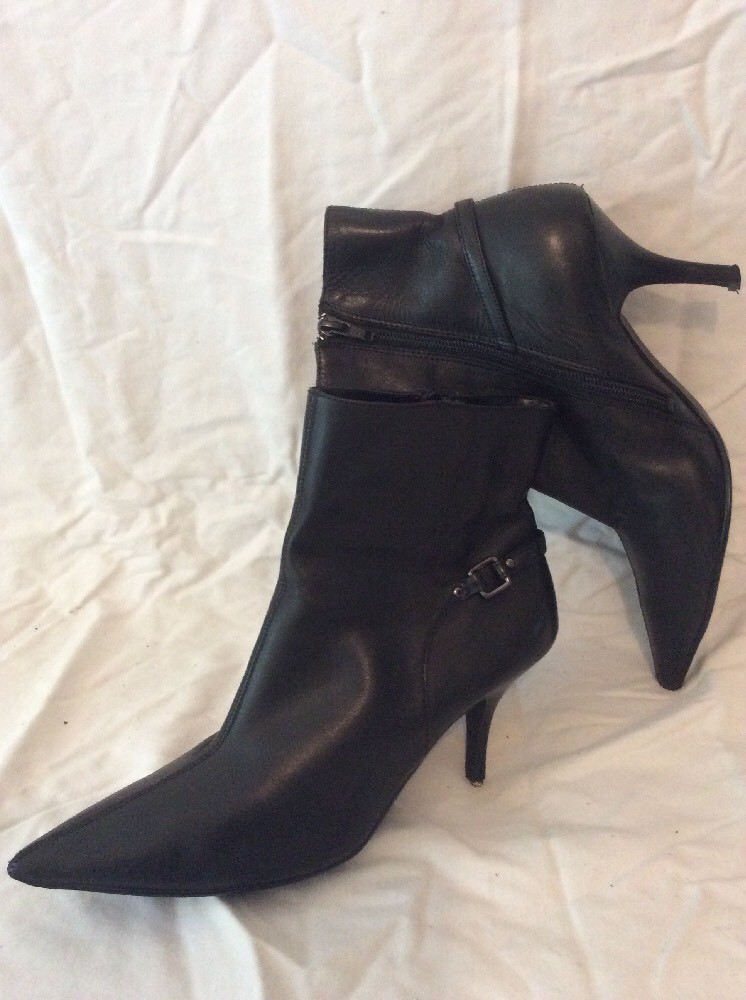 Dorothy Perkins Black Ankle Leather 