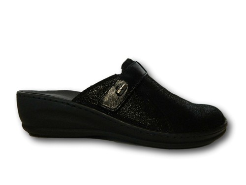 VALLEVERDE Pantofole da donna con sottopiede in pelle | 37207