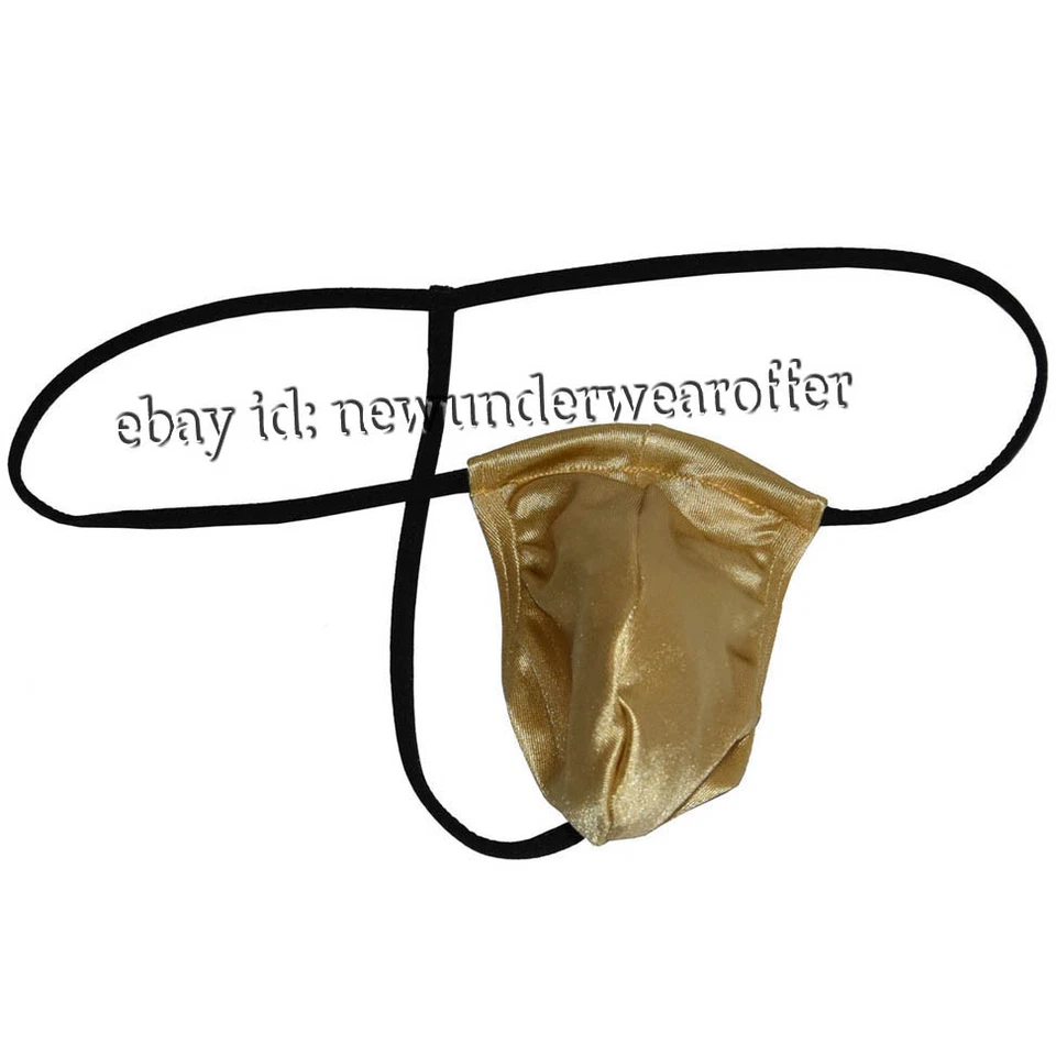 Новый мужчин эластичный трусиков блестящий танга нижнее белье мешок ремень бикини стринги брюки - Изображение 2 из 4