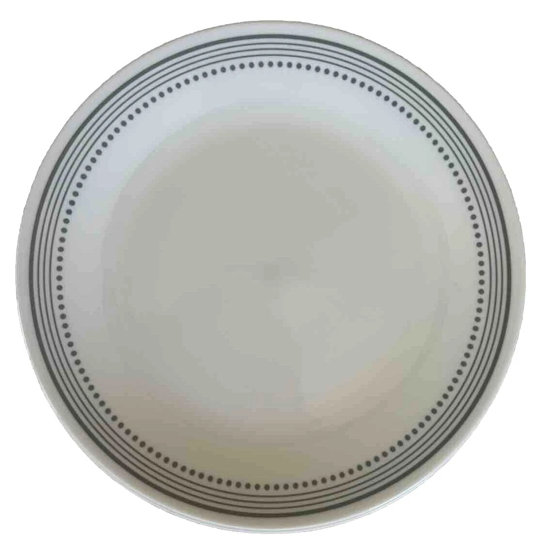 Platos de Vajilla Cristal Blanco a Rayas