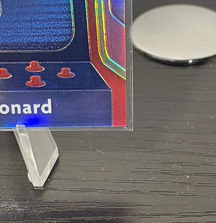 2020-21 Donruss Optic Basketball Air Defense Kawhi Leonard SSP /25 Pink Prizm - Image 4 of 4