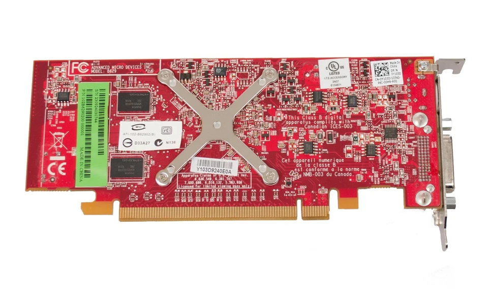 Half Height ATI Radeon HD3450 256MB DDR2 Video Card-PCI-Express X16 - Image 3 of 4