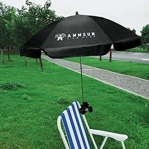 Chair Umbrella with Adjustable Clamp 43 inches UPF 50+, Great for Patio
