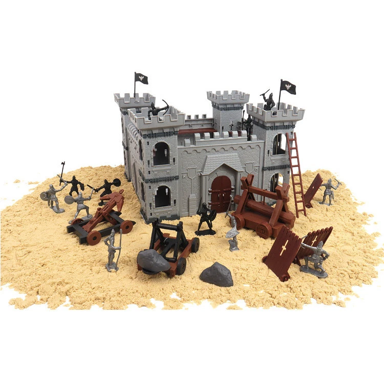 Soldados Medievales Militar Caballero Romano Hágalo Usted Mismo Castillo Asedio Guerra Figuras Juguetes Regalo Foto 2 de 4