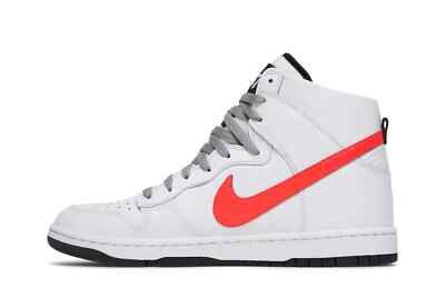 Undefeated × Nike Dunk Lux High White Infrared 826668-160 Men's