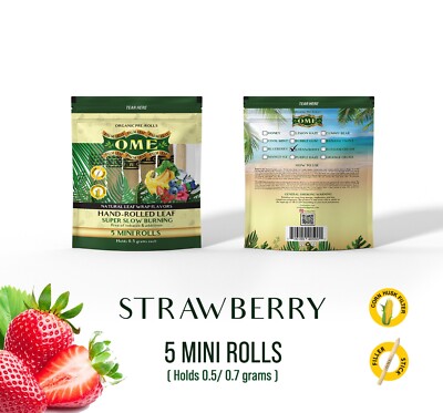 15X OME PALM LEAF WRAPS STRAWBERRY Mini size 3 Packs FREE SHIPPING