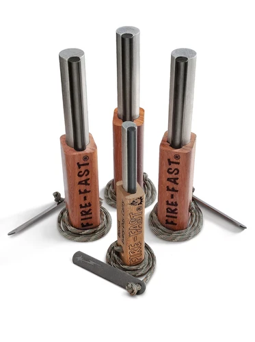 Fire-Fast Trekker. Best Emergency Waterproof Survival Fire Starter. Magnesium...