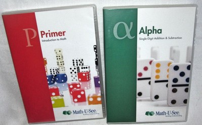Math U See Alpha Single Digit Addition Subtraction & Primer Introduction DVD