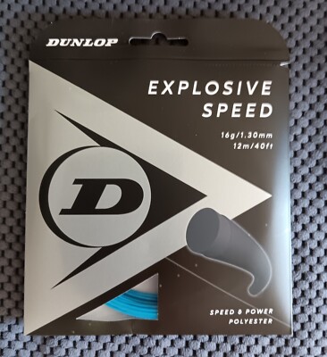 DUNLOP EXPLOSIVE SPEED Saitenset Blau 12m Stärke 1,30 mm NEU