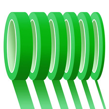 6 Rolls Fine Line Tape Painters Tape 1/16, 1/8, 1/5, 2/5, 1/2, 3/4 Inch X 55 Yar