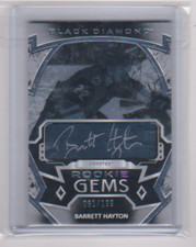 2019 2019-20 BLACK DIAMOND BARRETT HAYTON PURE BLACK ROOKIE GEMS AUTO 061/199