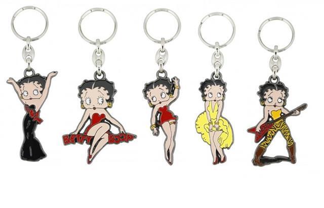 Betty Boop Keyring - 5 Designs (1 Sent)