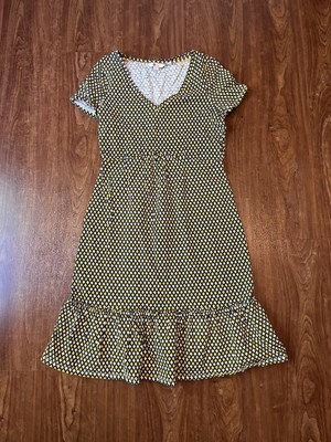 Boden 8R Melissa Jersey Dress Knee Length Cotton Short Sleeve Shirt Womens  | eBay