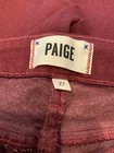 Paige Anthropologie "Sweet Wine" Purple "Vergudo Ultra Skinny” Jeans, Size 27 — photo 3