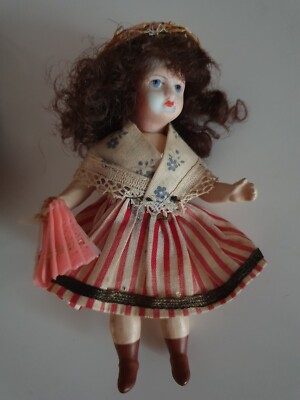POUPÉE ANCIENNE MIGNONNETTE Articulée En Porcelaine EUR 15,00 - PicClick FR