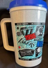 Vintage Orlando Magic Betras Insulated Thermal Mug Orlando Arena - NBA Playoffs
