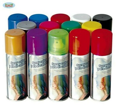 Set 3pz Spray Lacca Glitter Temporaneo Per Capelli 125ml Brillantini - Foto 11