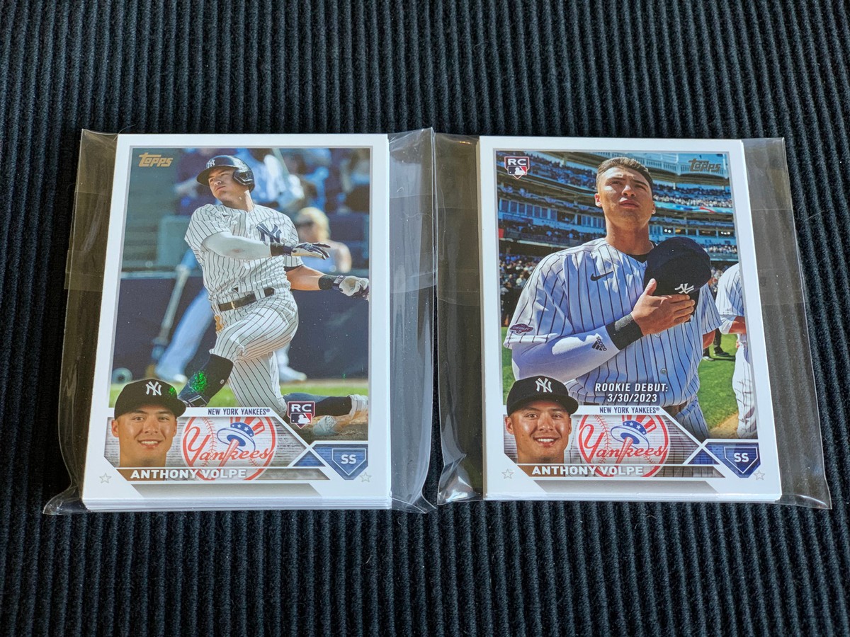 2023 Topps Series 1 & 2 New York Yankees Complete Team Set – 22 Cards Featuring Aaron Judge, Anthony Volpe, Gerrit Cole