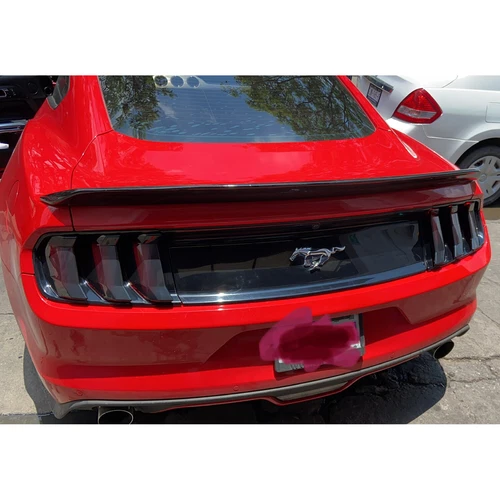 Smoke Black Tail Light Lamp Cover Guard Trim Accessories for Ford Mustang 18-21 - Picture 9 of 10