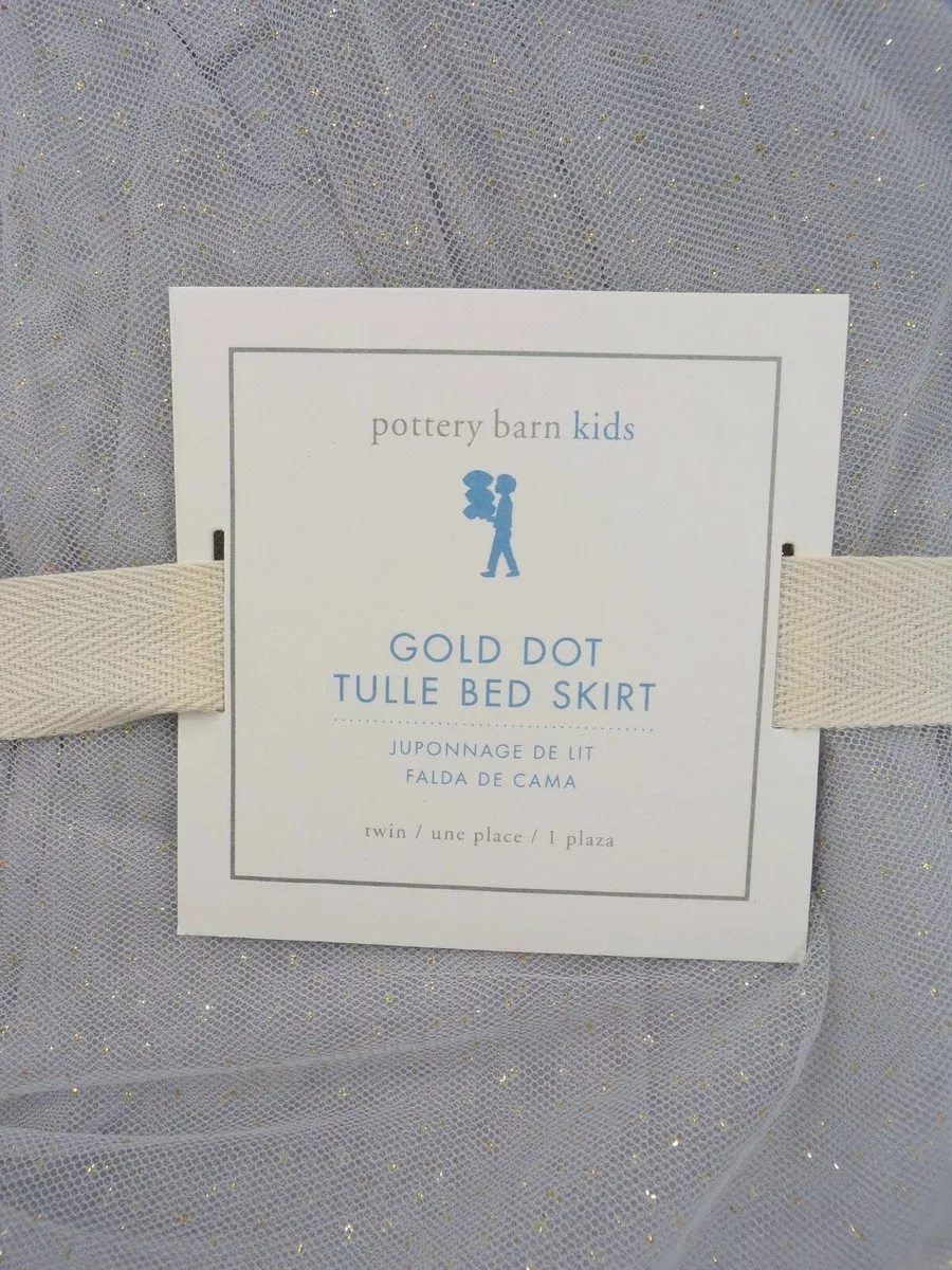 Pottery barn tulle bedskirt online