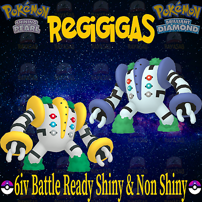 Pokemon Sword and Shield Regigigas 6IV-EV Trained