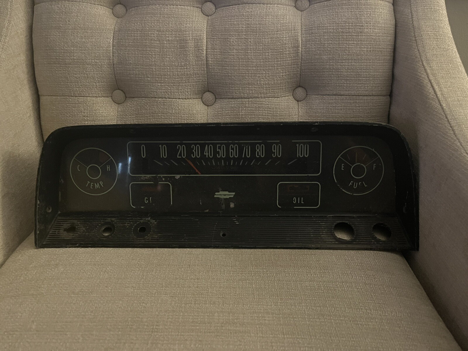 1966 Chevy C10 Gauge Cluster eBay