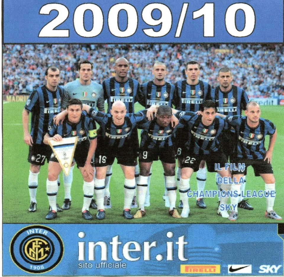N. 4 DVD L'INTER DEL TRIPLETE - 2009/10 - Immagine 3 di 4