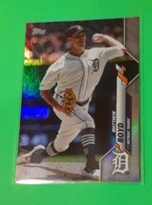 2020 Topps Series 1 Base Rainbow Foil Gold #165 Matthew Boyd - Detroit Tigers