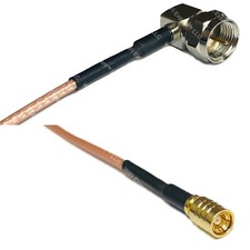 RG316 F MALE ANGLE to SMB FEMALE RF Cable Rapid-SHIP LOT