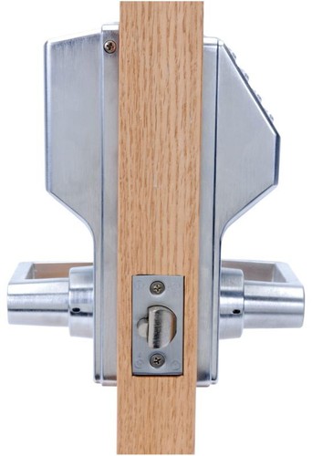 Alarm Lock Digital Lock – Keypad Entry, 300 Codes, Battery-Powered Satin Chrome - 第 2/7 張圖片