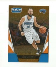 B784 EVAN FOURNIER 2016-17 THREADS ORANGE DANZLE 24/25 #14 MAGIC FREE SHIPPING