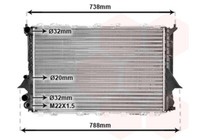VAN Wezel WasserküHler MotorküHler Mechanisch GefüGt FüR Audi A6 4A C4 2.3