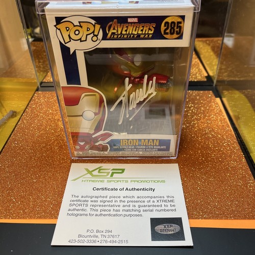 STAN LEE AUTOGRAPHED MARVEL IRON MAN 