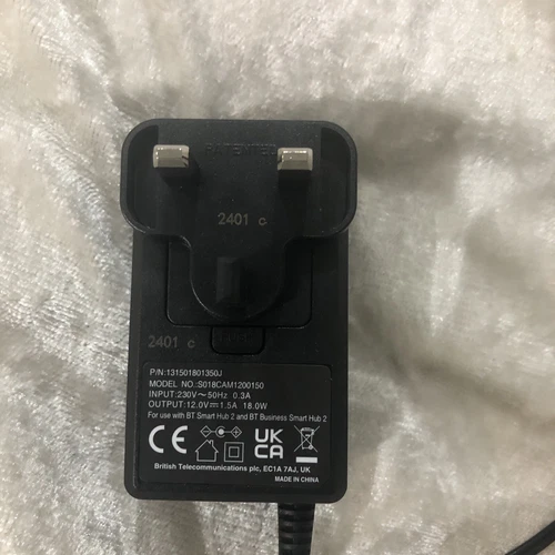 Genuine BT Smart HUB 2 Power Supply - Brand New