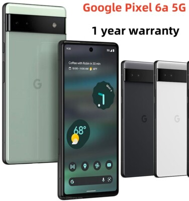 Google Pixel 6a 5G 128GB +6GB Fingerprint 5G Unlocked Smartphone New Sealed