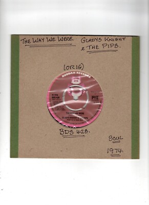 GLADYS KNIGHT & THE PIPS THE WAY WE WERE /LOVE FINDS ECT.UK 1974 ORIG SOUL 7''.EX