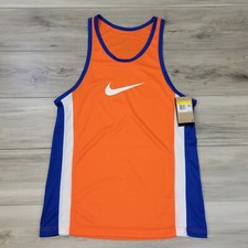 Nike Basketball Jersey Men's Small Orange Icon Dri-FIT New