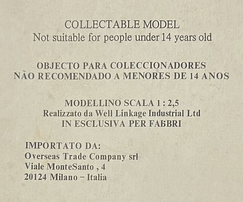 Revolver Beretta 98FS Pistola M9 Giocattolo Da Collezione In Scala • NUOVO • - Foto 2 di 2