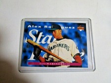 ALEX RODRIGUEZ 1995 UPPER DECK BASEBALL STAR ROOKIE CARD #215 . rookie card picture